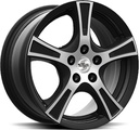 SPATH SP01 TRAILER BLACK MATT POL 5.5x15 4/100 ET30 CB56.6