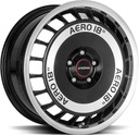 RONAL R50 AERO BLACK FRONT CUT 8x18 5/108 ET33 CB76