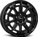 BROCK B45 SATIN BLACK MATT 8x20 5/120 ET52 CB65.1