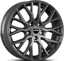 GMP BOOSTER GLOSS ANTHRACITE 7.5x18 5/118 ET55 CB71.1