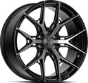 VOSSEN HF6.4 TINTED GLOSS BLACK 9.5x22 6/139.7 ET20 CB106.1