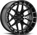 VOSSEN HFX1 TINTED GLOSS BLACK 12x24 8/165.1 ET-44 CB125.1